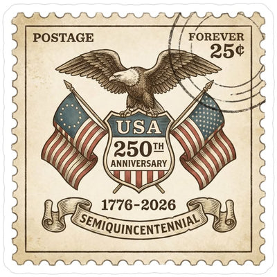 250 Years US Stamps